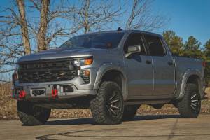 Rough Country - 13007-GXD | Rough Country FXS Front Bumper For Chevrolet Silverado 1500 2WD/4WD | GXD, Sterling Gray Metallic Paint Code, With PRO12000S Winch - Image 7