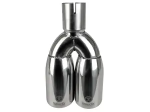 Afe - Advance Flow Engineering - 49T25374-P121 | aFe Power Takeda 2.5 Inch 304 Stainless Steel Exhaust Tip | Polished Tip, 2.5 Inch In x 3.5 Inch Out x 12 Inch Length Bolt-On - Image 2