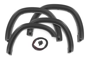 S-D319205-PR4 | Rough Country Sport Fender Flares For 1500 2WD/4WD | Flame Red