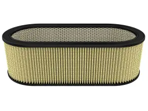 18-87001 | aFe Power Magnum FLOW Round Racing Air Filter With Pro GUARD7 Media | Trophy Truck Oval Filter (18.13"L x 7.25"W x 6.0"H With Expanded Metal)