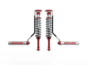 301-5600-10-CA | aFe Power Control Sway-A-Way 2.5 Inch Front Coilover Kit With Remote Reservoir & Compression Adjusters For Ford F-150 SVT Raptor