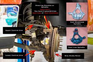 DJM Suspension - CA2515-3 | DJM Suspension 3 Inch Upper and Lower Control Arms (2015-2018 Silverado, Sierra 1500 2WD | 2015-2018 Suburban, Tahoe, Yukon 2WD) - Image 2