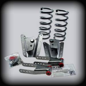 DJMEH2598-24S | DJM Suspension 2 Inch Front / 4 Inch Rear Lowering Kit for 2002-2006 Silverado, Sierra 1500 2WD | Long Bed ONLY (Shocks Included)
