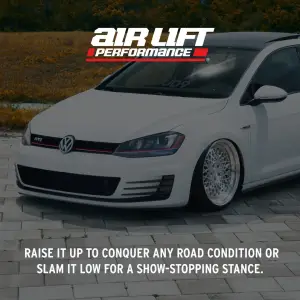 Air Lift Performance - 76503 | Air Lift Performance Air Suspension Rear Kit For Volkswagen Golf, GTI, Golf R, Arteon, Tiguan, Jetta Sportwagen & E-Golf / Audi TTS, A3, S3, TT & RS 3 - Image 6