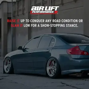 Air Lift Performance - 76513 | Air Lift Performance Air Suspension Rear Kit For Nissan 350Z / Infiniti G35 Fork Lower Mount & Coupe - Image 6
