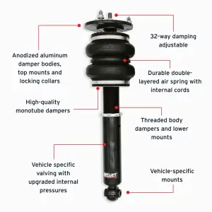 Air Lift Performance - 76516 | Air Lift Performance Air Suspension Rear Kit For Lexus LS 400 - Image 4