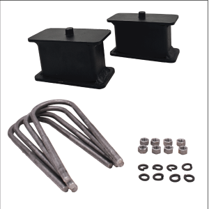SB2397-3 | DJM Suspension 3 Inch Rear Block & U Bolt Kit (1997-2004 Dakota 2WD)