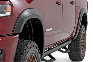 Rough Country - S-D319205-PDN | Rough Country Sport Fender Flares For Ram 1500 2WD/4WD | Ceramic Gray - Image 4