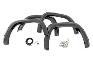 F-T11413-1K6 | Rough Country Pocket Fender Flares For Toyota Tundra 2/4WD | Ice Edge