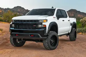 Rough Country - F-C12211-G42 | Rough Country Pocket Fender Flares For Chevrolet Silverado 1500 2WD/4WD | White Sands - Image 5