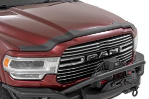 Rough Country - HP20011-RCGB | Rough Country Hood Protector For Ram 2500/3500 2WD/4WD | Gloss Black - Image 2