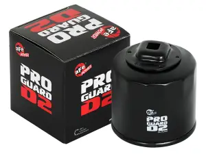 44-LF017 | aFe Power PROGUARD Oil Filter For Chevrolet / Ford / Honda / Infiniti / Mazda / Mitsubishi / Nissan / Subaru / Toyota