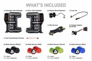 Morimoto - LF2-503 | Morimoto XB Evo LED Headlights For Ford F-250 / F-350 / F-450 / F-550* Super Duty | Pair - Image 4