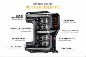 Morimoto - LF2-503 | Morimoto XB Evo LED Headlights For Ford F-250 / F-350 / F-450 / F-550* Super Duty | Pair - Image 5