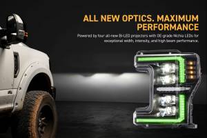 Morimoto - LF2-503R | Morimoto XBGB Evo LED Headlights For Ford F-250 / F-350 / F-450 / F-550* Super Duty | Pair - Image 11