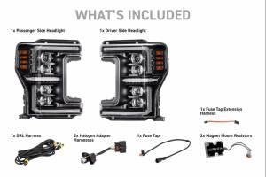 Morimoto - LF2-503Y | Morimoto XB Evo Hybrid LED Headlights For Ford F-250 / F-350 / F-450 / F-550* Super Duty | Pair - Image 4
