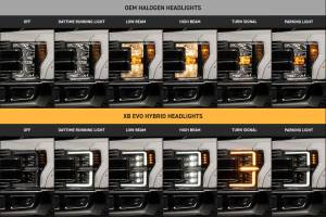 Morimoto - LF2-503Y | Morimoto XB Evo Hybrid LED Headlights For Ford F-250 / F-350 / F-450 / F-550* Super Duty | Pair - Image 8