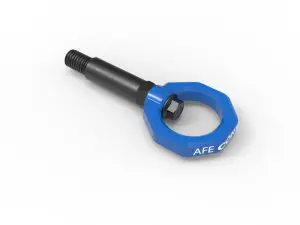 450-721001-L | AFE Power CONTROL Front Tow Hook, Blue For Toyota GR Supra (A90) L4-2.0L (t) / L6-3.0L (t)