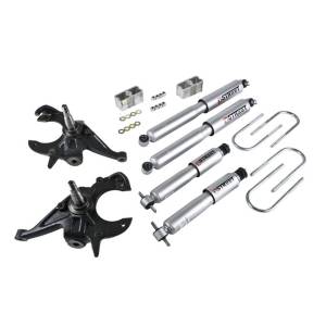 613SP | Belltech 2 Inch Front / 2 Inch Rear Complete Lowering Kit with Street Performance Shocks (1982-2004 S10/S15 2WD)