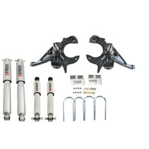 614SP | Belltech 2 Inch Front / 3 Inch Rear Complete Lowering Kit with Street Performance Shocks (1982-2003 S10/S15 | 1983-1997 Blazer/Jimmy 2WD)