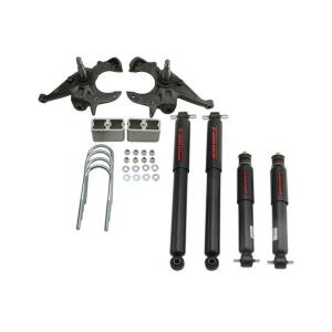617ND | Belltech 2 Inch Front / 3 Inch Rear Complete Lowering Kit with Nitro Drop Shocks (1982-2004 S10/S15 2WD)