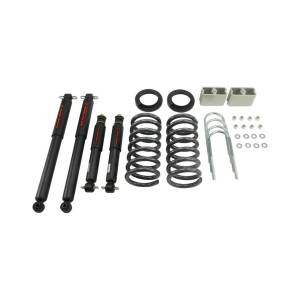 621ND | Belltech 2 or 3 Inch Front / 3 Inch Rear Complete Lowering Kit with Nitro Drop Shocks (1994-2004 S10/S15 2WD)