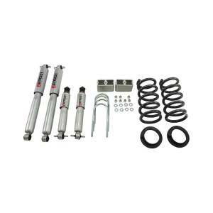621SP | Belltech 2 or 3 Inch Front / 3 Inch Rear Complete Lowering Kit with Street Performance Shocks (1994-2004 S10/S15 2WD)