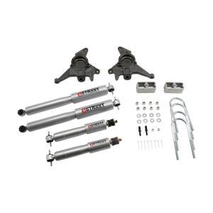 624SP | Belltech 2 Inch Front /  2 Inch Rear Complete Lowering Kit with Street Performance Shocks (1998-2005 Blazer/Jimmy 2WD)
