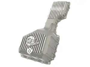46-71360A | aFe Power Street Series Engine Oil Pan, Raw With Machined Fins For GM Diesel Trucks V8-6.6L (td) L5P