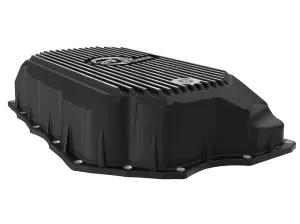 Afe - Advance Flow Engineering - 46-71380B | aFe Power Pro Series Transmission Pan, Black With Machined Fins For GM Diesel Trucks V8-6.6L (td) L5P - Image 4