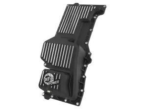 46-71440B | aFe Power Pro Series Engine Oil Pan, Black With Machined Fins For GM Trucks/SUVs L6-3.0L (td) LM2/LZ0