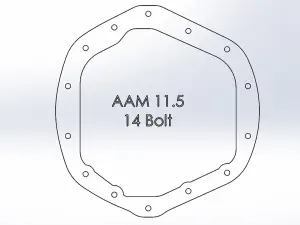 Afe - Advance Flow Engineering - 46-7707AB | aFe Power Front & Rear Differential GUARD Package, With Oil For GM Diesel Trucks V8 (AAM 9.25-12 & AAM 11.5-14) - Image 8