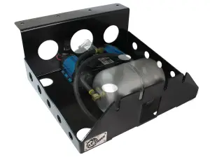 46-79001 | aFe Power Glide Guard On-Board Air Compressor Mount For Jeep Wrangler (JK) V6-3.8L/3.6L