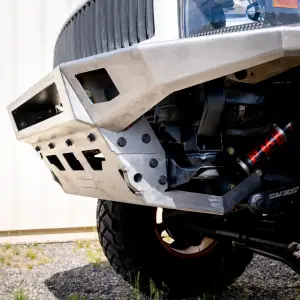 Thuren Fabrication - FBMPR-2G-CRDL+CRMBR+UPR+WINGS | Thuren Fabrication Modular Front Bumper For Ram 2500 / Ram 3500 | Lower Main Cradle + Upper Center + Outer Wings | Add Winch-Fit Weld - Image 9