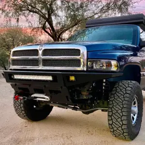 Thuren Fabrication - FBMPR-2G-CRDL+UPR+WINGS | Thuren Fabrication Modular Front Bumper For Ram 2500 / Ram 3500 | Lower Main Cradle + Upper Center + Outer Wings - Image 4