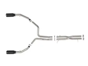 Afe - Advance Flow Engineering - 49-32087-B | aFe Power Vulcan Series 3 To 3-1/2 Inch, 304 Stainless Steel Cat-Back Exhaust System With Black Tip For RAM 1500 RHO L6-3.0L (tt) - Image 2