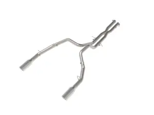 49-32087-P | aFe Power Vulcan Series 3 To 3-1/2 Inch, 304 Stainless Steel Cat-Back Exhaust System With Polished Tip For RAM 1500 RHO L6-3.0L (tt)