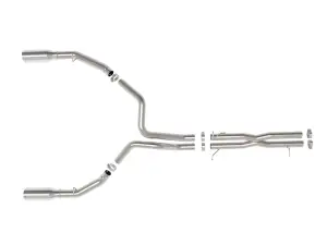 Afe - Advance Flow Engineering - 49-32087-P | aFe Power Vulcan Series 3 To 3-1/2 Inch, 304 Stainless Steel Cat-Back Exhaust System With Polished Tip For RAM 1500 RHO L6-3.0L (tt) - Image 2