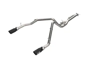 49-32088-B | aFe Power Vulcan Series 3 Inch, 304 Stainless Steel Cat-Back Exhaust System With Black Tip For RAM 1500 L6-3.0L (tt)