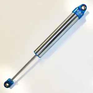 TF573-09BL-0313-HCL | Thuren Fabrication King Steering Damper For Ram 2500 / Ram 3500 | For Existing Thuren Damper Clamp | Blue Aluminum Ends