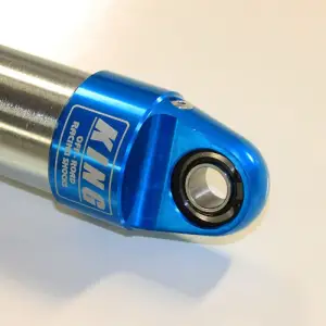 Thuren Fabrication - TF573-09BL-0313-157 | Thuren Fabrication King Steering Damper For Ram 2500 / Ram 3500 | With Thuren Clamp For OEM MOPAR Steering | Blue Aluminum Ends - Image 2