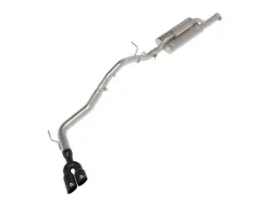 49-33148-B | aFe Power Vulcan Series 2-1/2 Inch To 3 Inch, 304 Stainless Steel Cat-Back Exhaust System With Black Tip For Ford Ranger L4-2.3L (t)