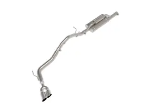 49-33148-P | aFe Power Vulcan Series 2-1/2 Inch To 3 Inch, 304 Stainless Steel Cat-Back Exhaust System With Polished Tip For Ford Ranger L4-2.3L (t)