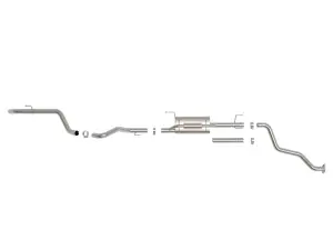 Afe - Advance Flow Engineering - 49-36077 | aFe Power Vulcan Series 2-1/2 Inch, 304 Stainless Steel Cat-Back Hi-Tuck Exhaust System For Toyota Tacoma L4-2.4L (t) - Image 6