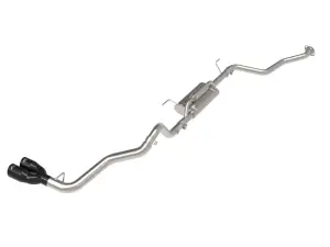 49-36078-B | aFe Power Vulcan Series 2-1/2 To 3 Inch, 304 Stainless Steel Cat-Back Exhaust System With Black Tip For Toyota Tacoma L4-2.4L (t)