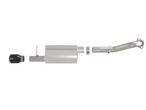 Afe - Advance Flow Engineering - 49-36083-B | aFe Power Takeda 2-1/2 Inch, 304 Stainless Steel Axle-Back Exhaust System With Black Tip For Toyota Corolla L4-1.8L - Image 6