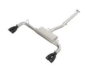 49-36084-B | aFe Power Takeda 2-1/2 Inch, 304 Stainless Steel Cat-Back Exhaust System With Black Tip For Lexus NX250 L4-2.5L
