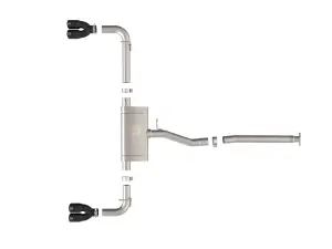 Afe - Advance Flow Engineering - 49-36084-B | aFe Power Takeda 2-1/2 Inch, 304 Stainless Steel Cat-Back Exhaust System With Black Tip For Lexus NX250 L4-2.5L - Image 6