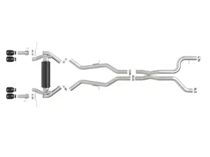 Afe - Advance Flow Engineering - 49-36353-B | aFe Power MACH Force-Xp 3 To 2-1/2 Inch, 304 Stainless Steel Cat-Back Exhaust System With Black Tip For BMW M2 (G87) L6-3.0L (tt) S58 - Image 6