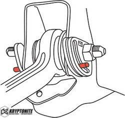Kryptonite - KR86325 | Kryptonite Alignment Cam Pin Set (2001-2026 Silverado, Sierra 2500 HD, 3500 HD) - Image 3